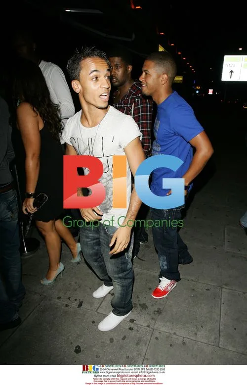 Aston from JLS going to Faces nightclub