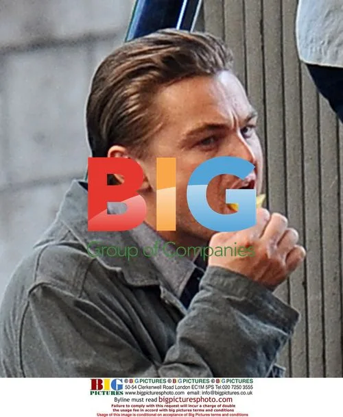 Leonardo DiCaprio on set of Inception