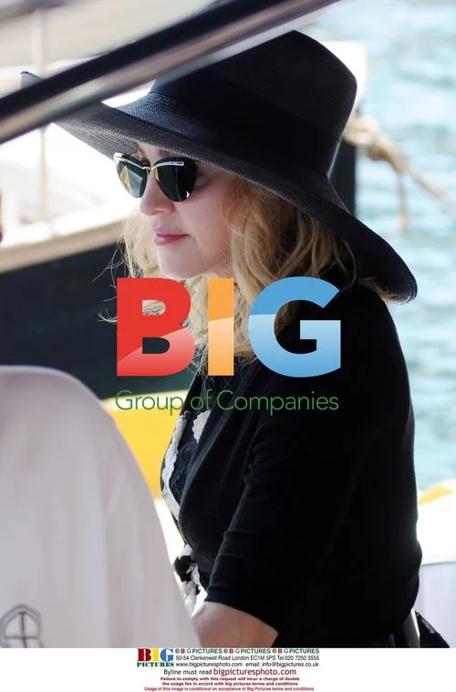 Madonna with family in Portofino, Italy
