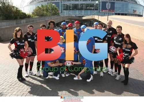Diversity at Saracens rugby match photocall