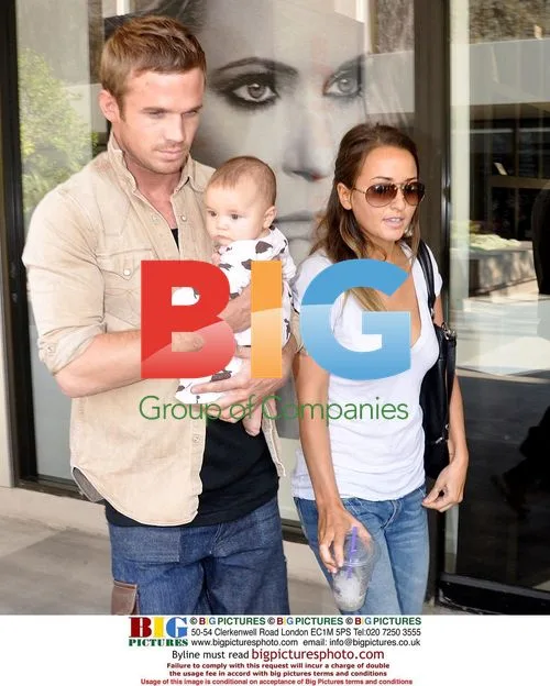 Cam Gigandet Family at Baby Kitson