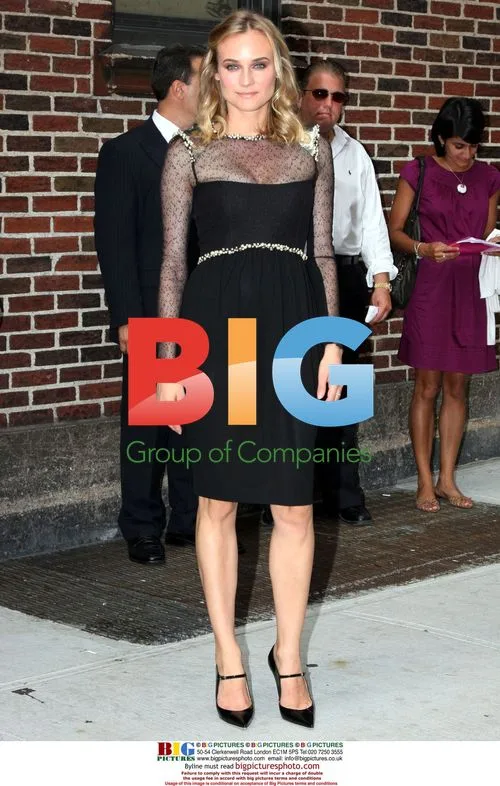 Diane Kruger at The Late Show