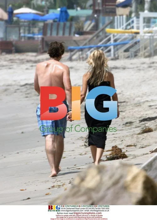 Rachel Zoe and Rodger Berman at Malibu Beach