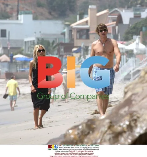 Rachel Zoe and Rodger Berman on Malibu Beach