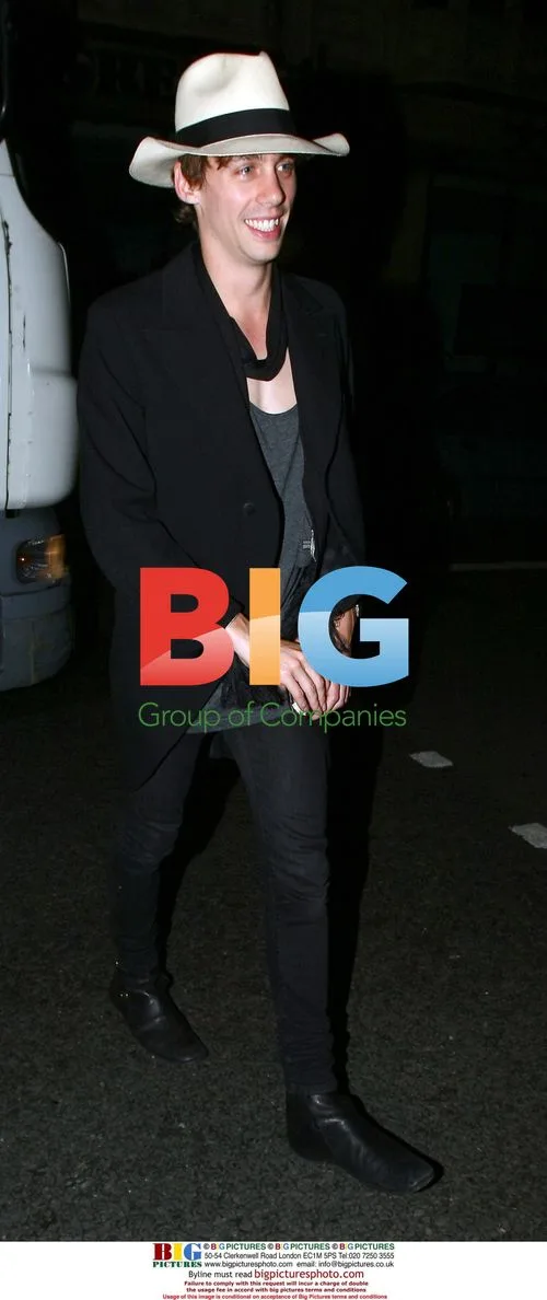 Johnny Borrell at Mahiki in London
