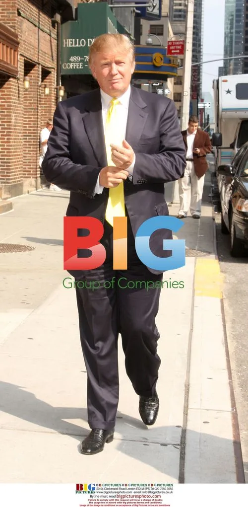 Donald Trump Arrives at Ed Sullivan Theatre