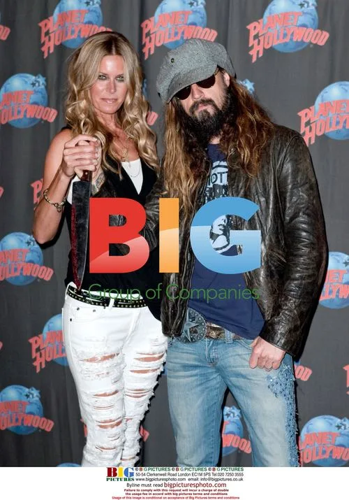 Rob Zombie and Sheri Moon Zombie at Planet Hollywood