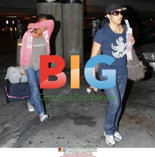 Blanche Murray picks up daughter at Las Vegas Airport