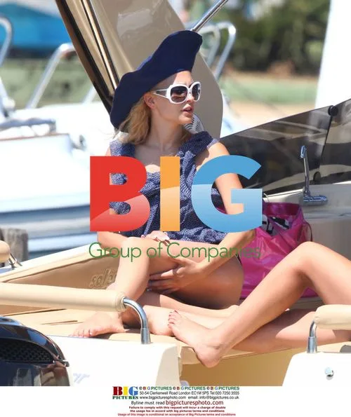 Noemi Letizia on Berlusconi's yacht in Sardinia