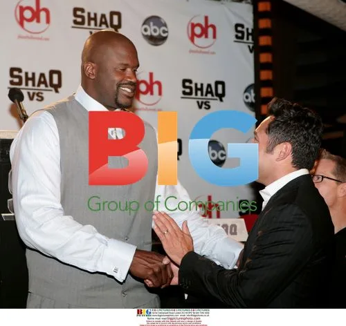 Shaquille O' Neal and Oscar De La Hoya press conference