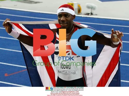 Phillips Idowu Celebrates Triple Jump Gold