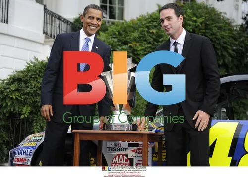 Obama Greets NASCAR Champ