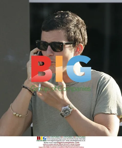 Orlando Bloom has dinner with friends in LA