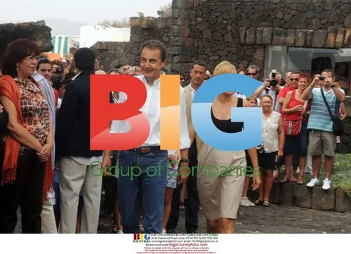Spanish President Zapatero & Wife Visit Lanzarote