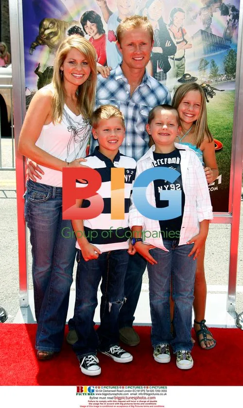 Candace Cameron Bure and family at "Shorts" premiere