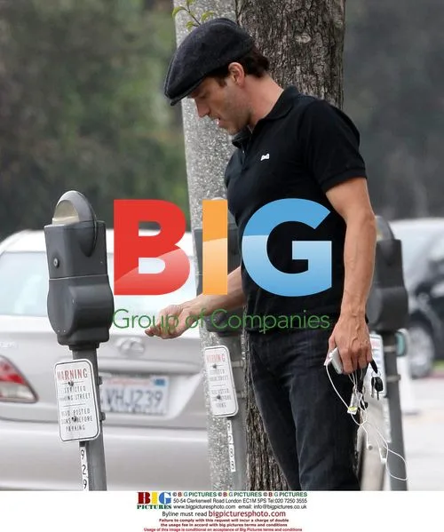 Stephen Moyer Feeds Meter in Beverly Hills