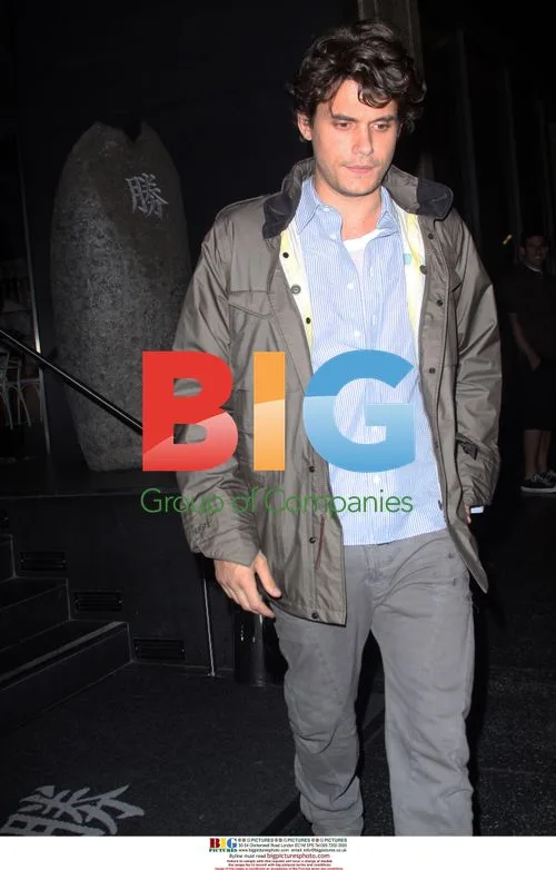 John Mayer Leaving Katsuya Restaurant