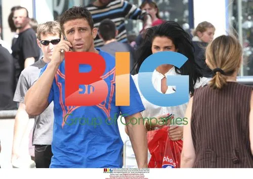 Katie Price goes shopping with son and boyfriend