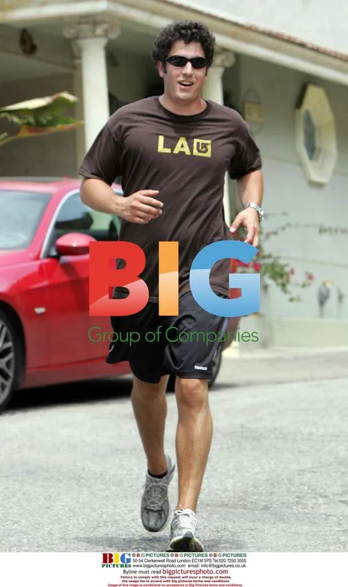 Jason Biggs goes jogging in LA