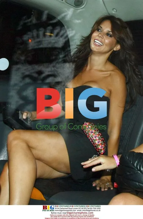 Danielle Bux enjoys night out in London