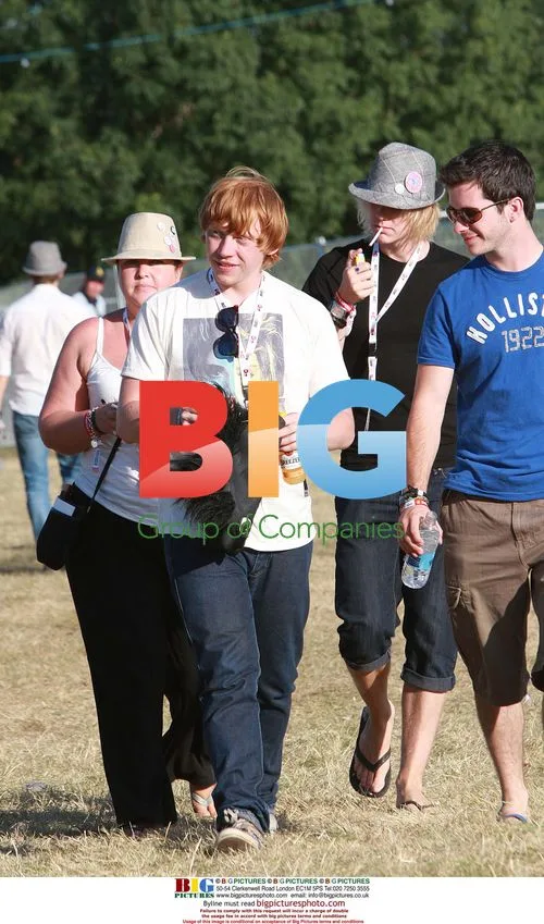 Rupert Grint at the V Festival, Staffordshire, UK