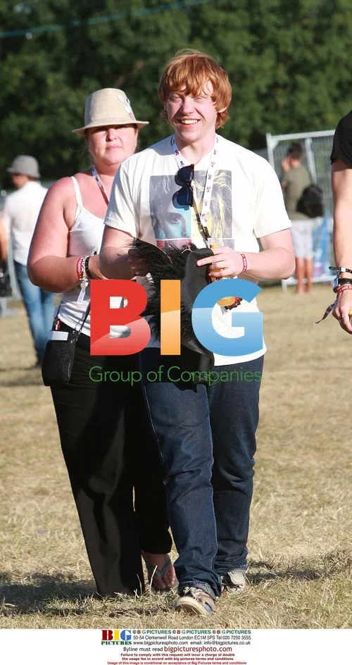 Rupert Grint at V Festival in Staffordshire