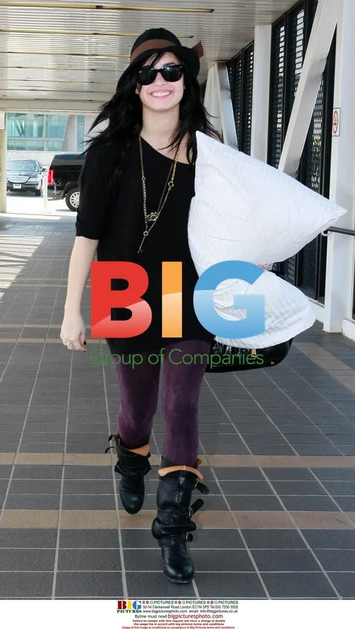 Demi Lavato at LAX Airport