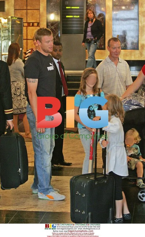 Freddie Flintoff and wife Rachel