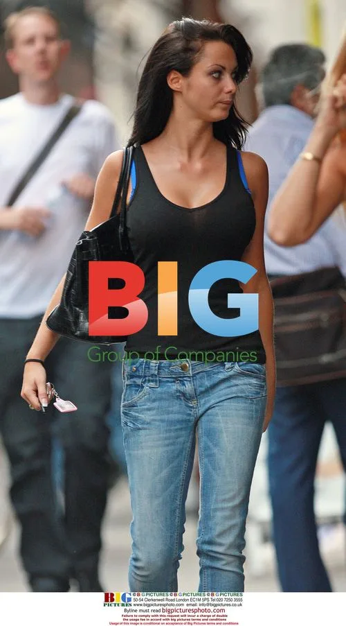 Alexis Conran and Jessica Clement seen in Soho