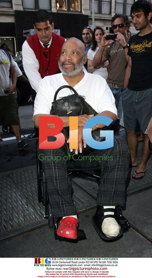 James Avery in wheelchair in NY