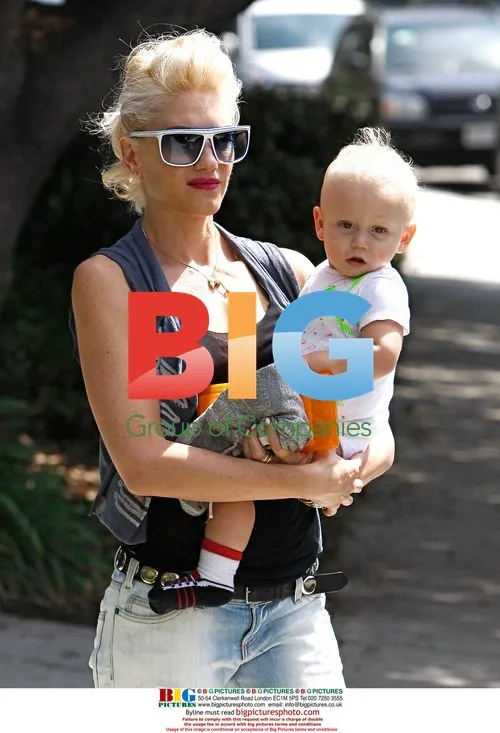 Gwen Stefani and son Zuma in Beverly Hills