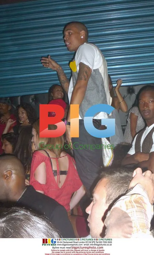 Chris Brown Partying at Club