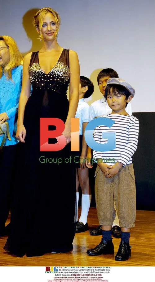 Seishiro and Nora Arnezeder at "Paris 36" stage greeting