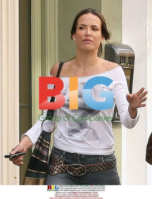 Sophie Anderton Pulls Funny Faces in Soho