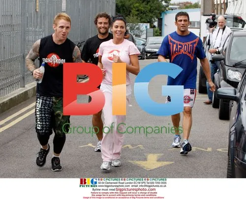 Katie Price and Alex Reid training at gym