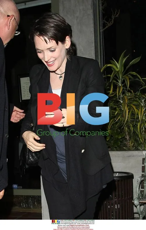 Winona Ryder and James Gooding leave restaurant