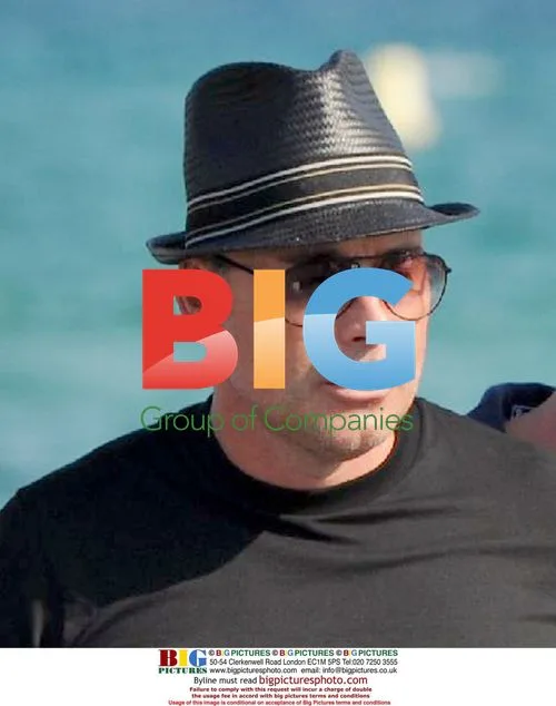 David Furnish on holiday in Saint-Tropez