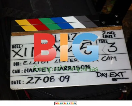 Jason Statham on set of "Blitz"
