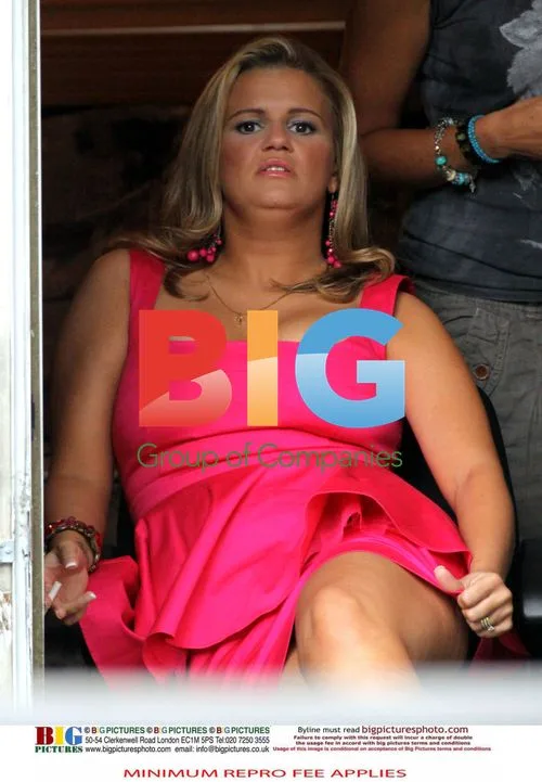 Kerry Katona Filming Iceland Adverts