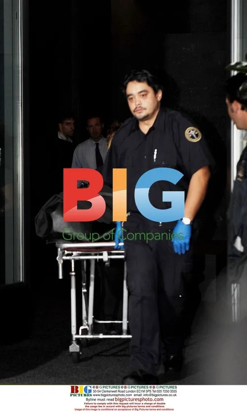 DJ AM's body being taken from his NY apartment