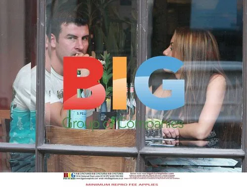 Joe Calzaghe and Jo Emma Larvin have lunch