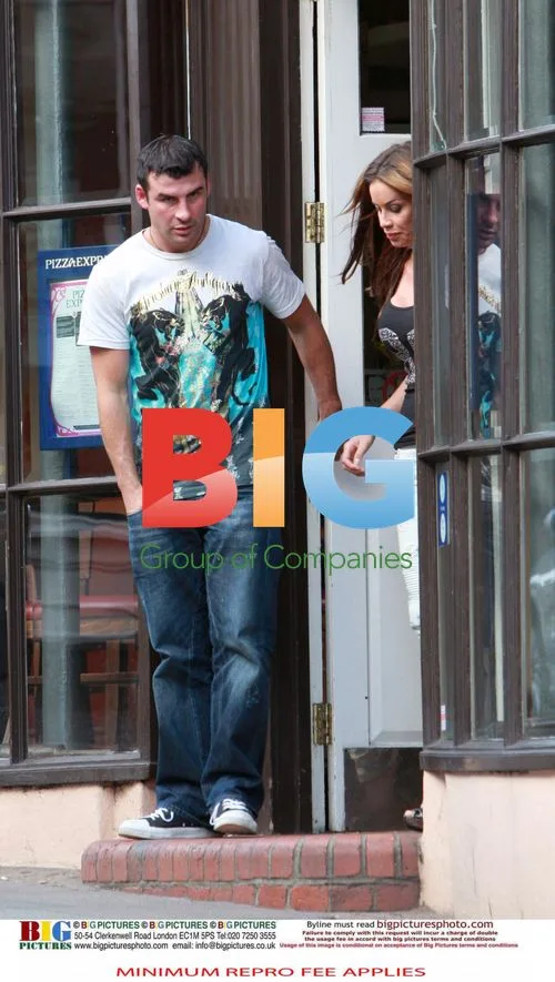 Joe Calzaghe and Jo Emma Larvin Lunch in London