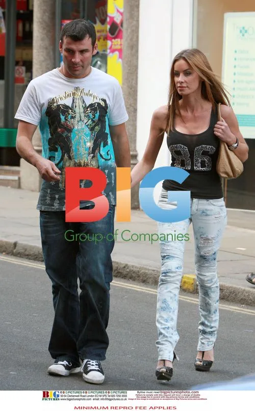 Joe Calzaghe and Ex-Girlfriend Lunch in London