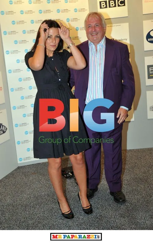 Davina Mccall and Christopher Biggins at Edinburgh TV Festival