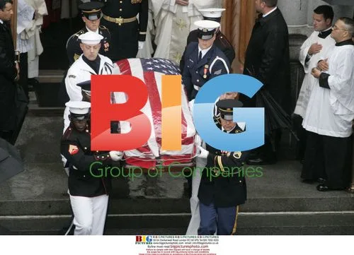 Senator Edward Kennedy's funeral mass in Boston