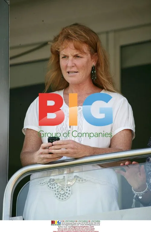 Duchess of York and daughters at polo match