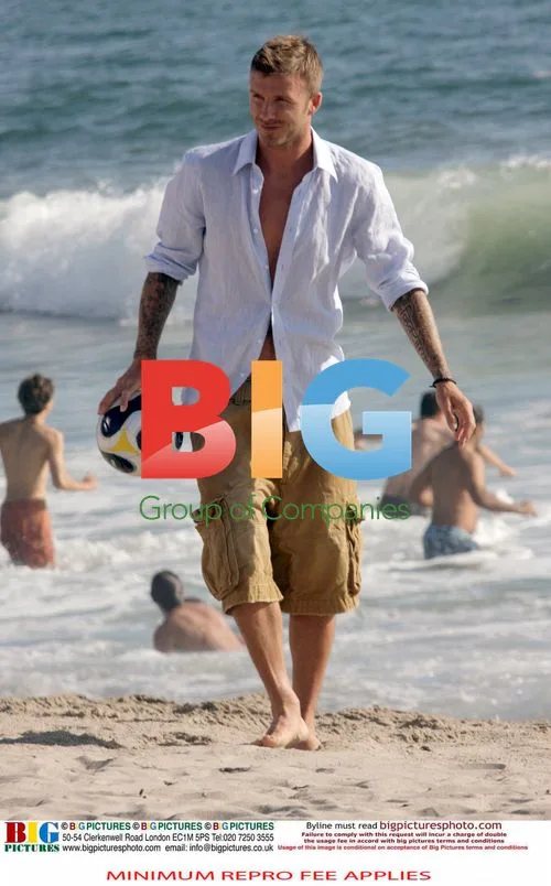 David Beckham Filming Tourism Ad