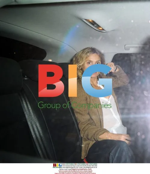 Maryam D'Abo in Cab in London