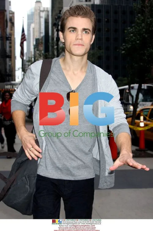 Paul Wesley promotes 'Vampire Diaries' in NYC