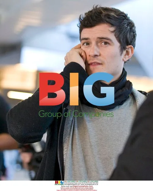 Orlando Bloom arriving at LAX Airport